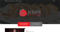 Desktop Screenshot of juhachirestaurant.com