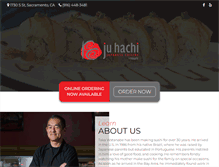 Tablet Screenshot of juhachirestaurant.com